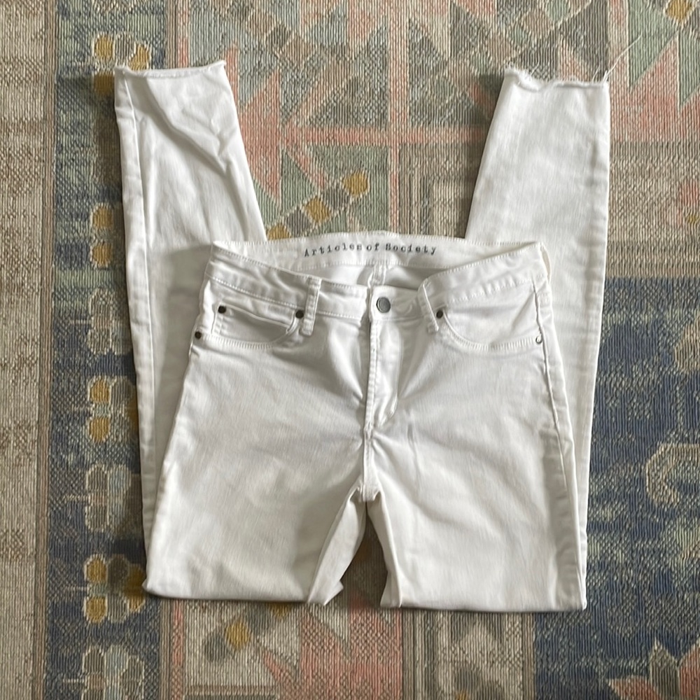 Articles of Society White Jeans